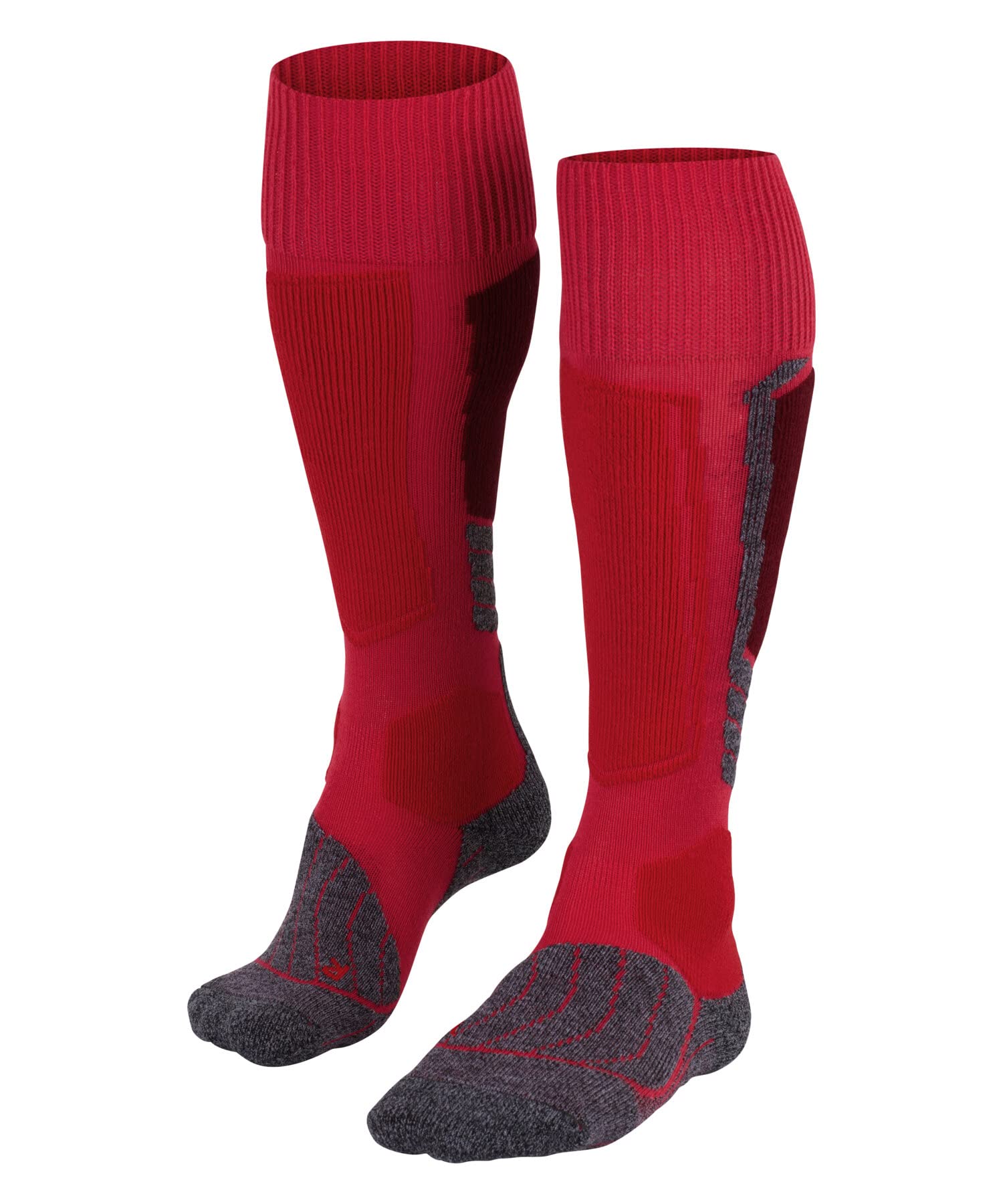 FALKE Men's SK1 Ski Socks Extra-Strong Cushioning With Shin Padding Anti Blister