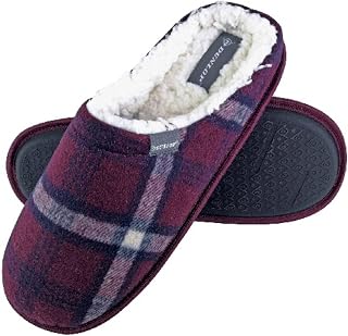 DUNLOP - Men's Comfortable Terry Winter Warm Slippers House Slippers