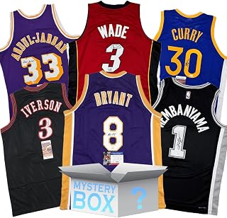 Random Autographed/Signed Basketball Jersey Mystery Box with PSA JSA or Beckett COA