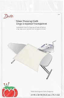Dritz Sheer Press Cloth - 22'' x 30'' | For Use with Ironing Board - Ironing Essentials