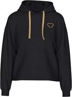 Pieces Pcchilli LS Heart Hoodie Noos BC Pcchilli LS Heart Sudadera con Capucha Noos BC Mujer (Pack de 1)