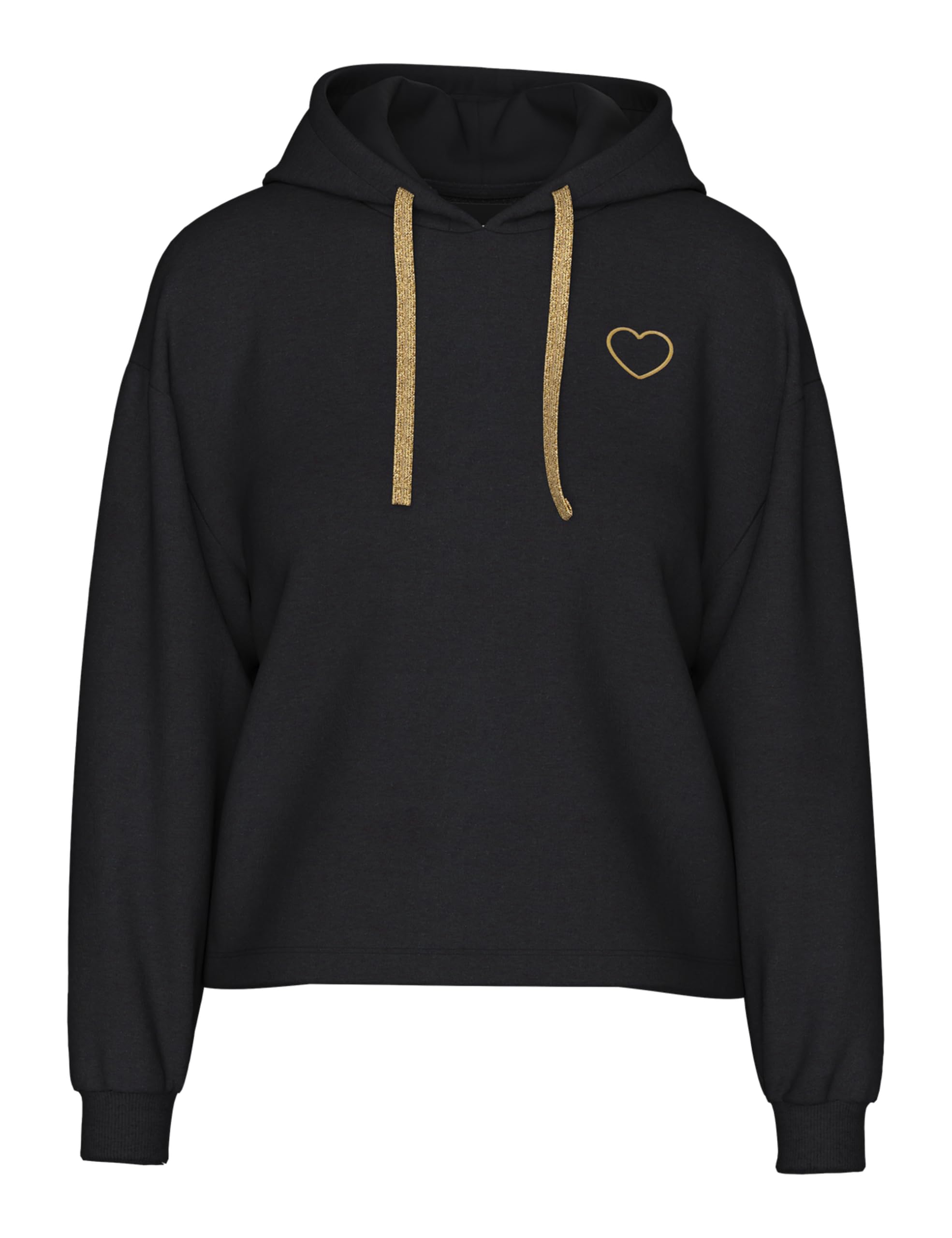 Pieces Pcchilli LS Heart Hoodie Noos BC Pcchilli LS Heart Sudadera con Capucha N