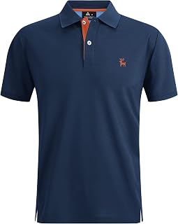 SwissWell Polo Shirt Short Sleeve for Men Polo Shirt Quick Dry Golf Polo Summer Outdoor Breathable T-Shirts