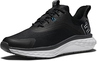 FootJoy Mens FJ Quantum Waterproof Leather Spikeless Golf Shoes
