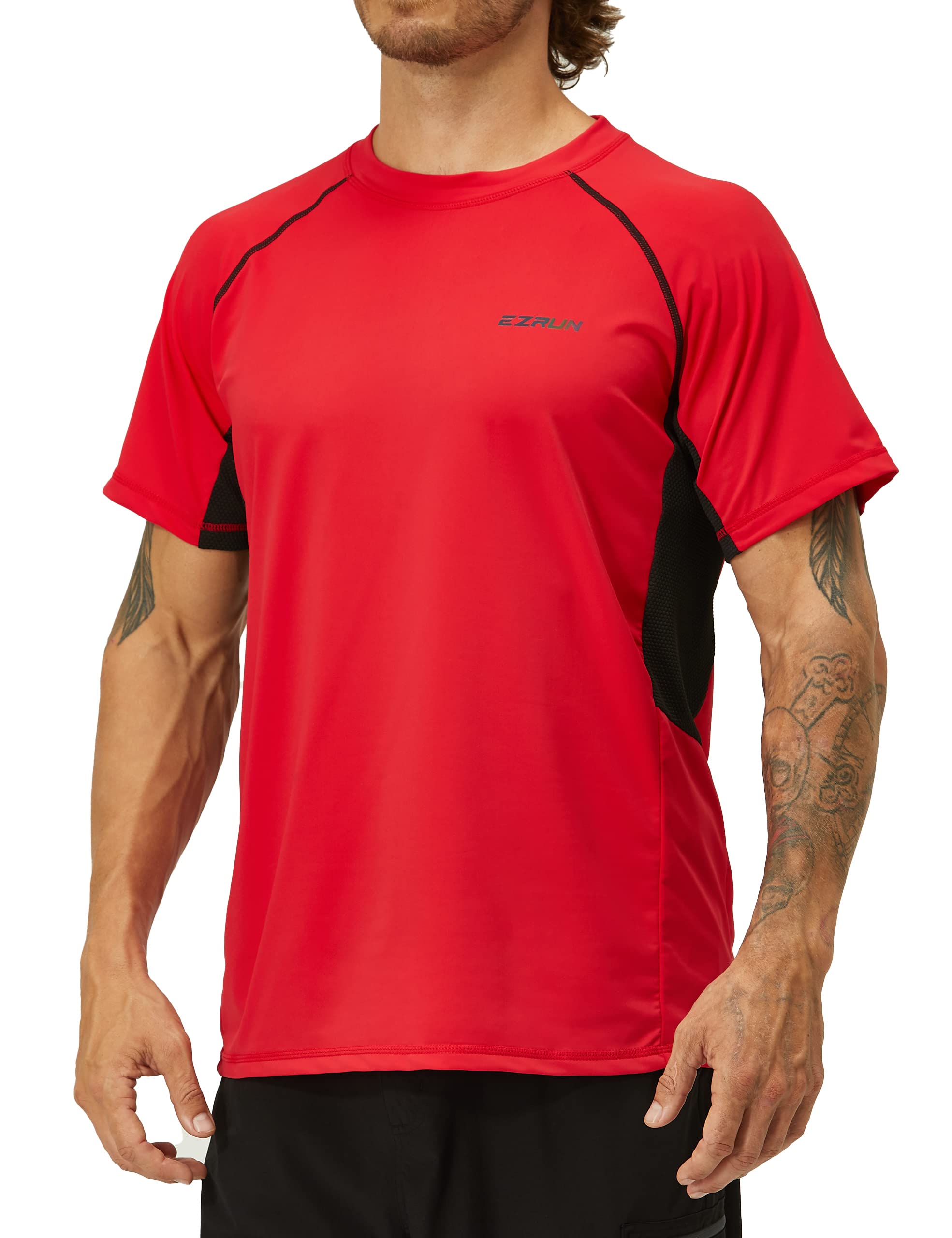 Men's Summer Swimwear UPF 50+ UV Sun Protection Quick Dry Beach Fishing Swimwear