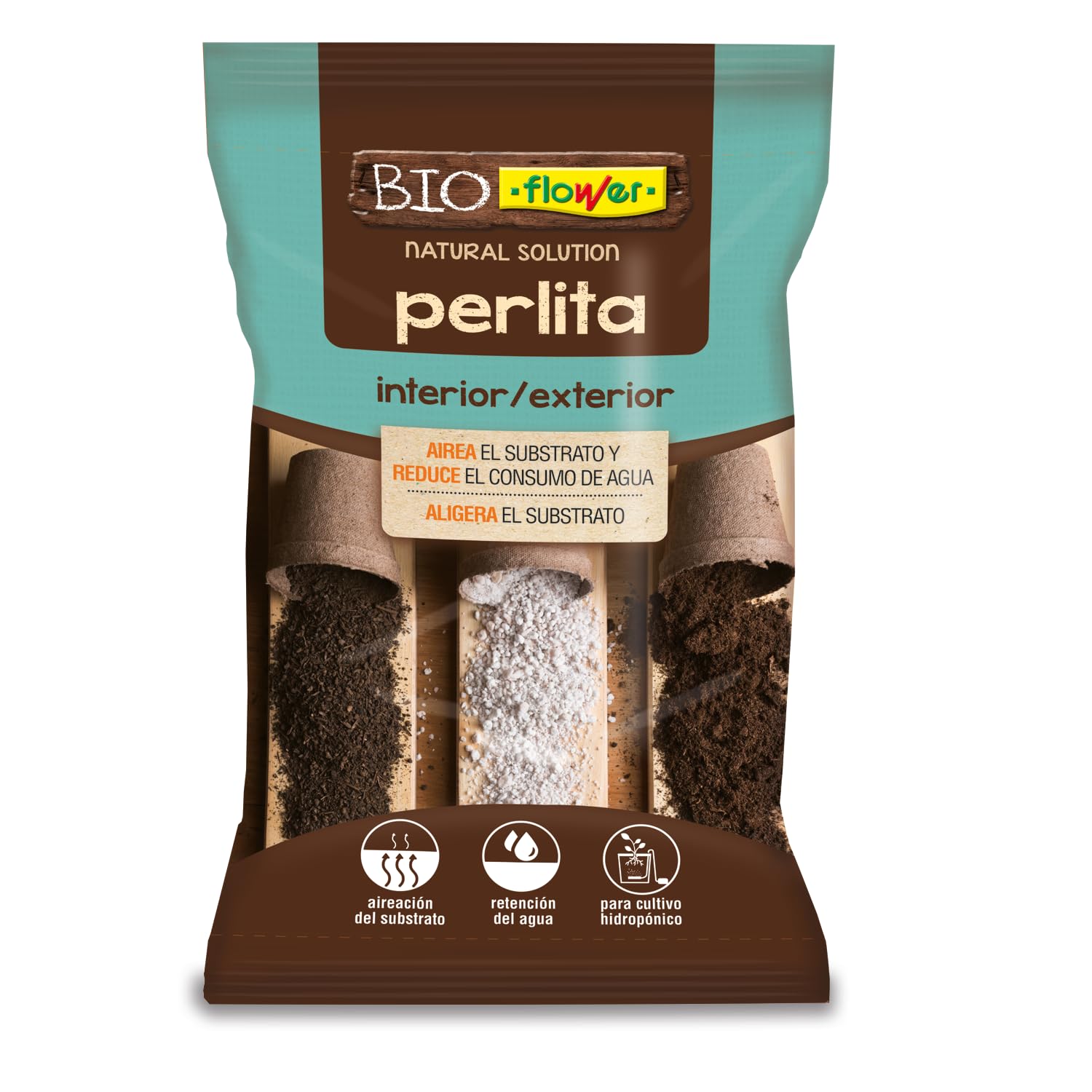 Flower - Perlite 5 L | for Gardening | Drainage and Aeration in Pots and Mixes |