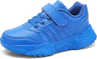 Unisex-Child White Boys Girls Tennis Shoes Kids School Sneakers