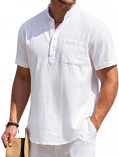COOFANDY Western Button Down Shirt Men