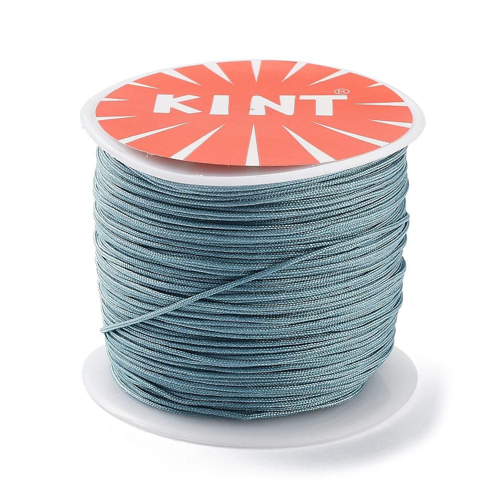 Nylon Cord for Bracelets 1mm Chinese Thread Beading Thread Dark Turquoise Decora