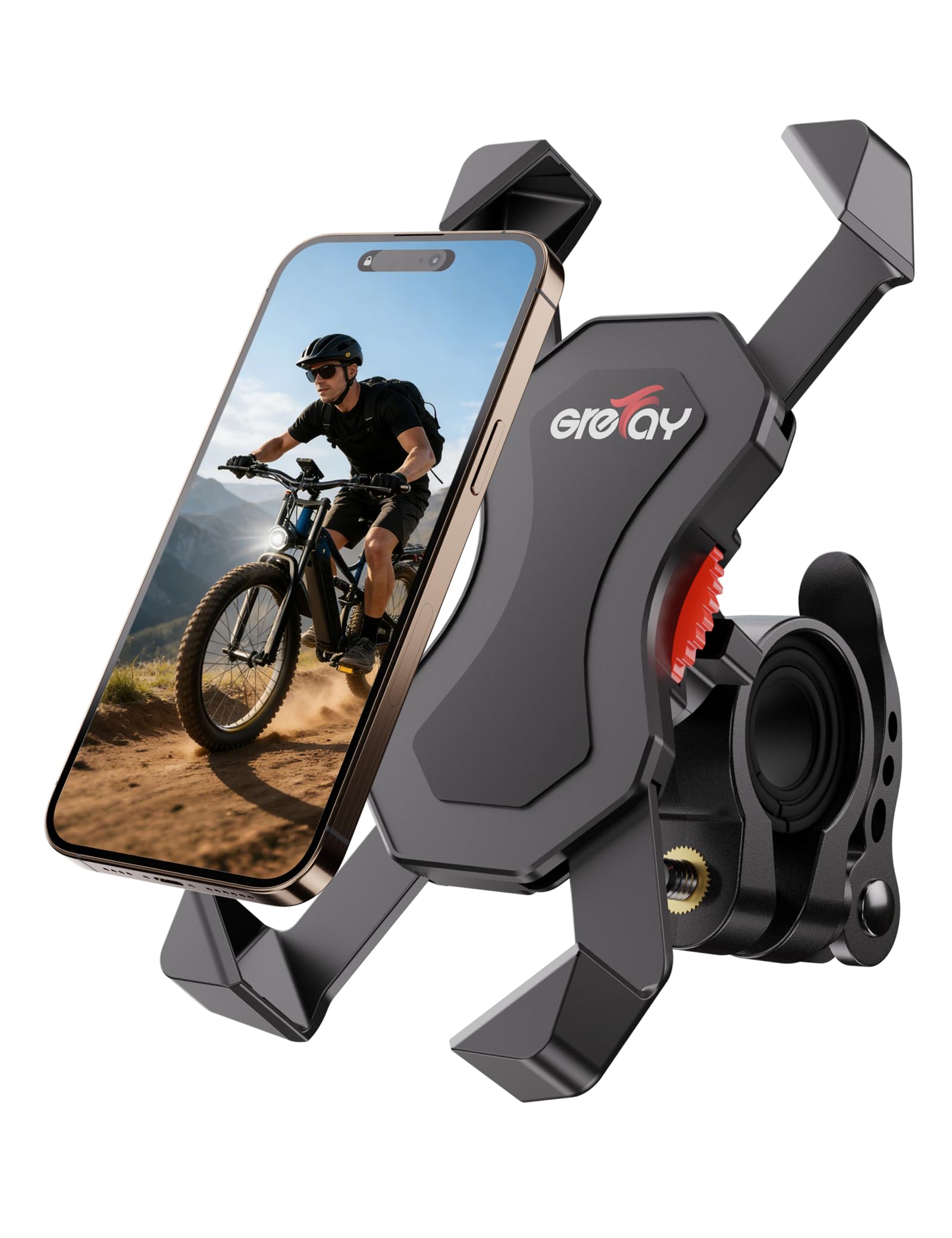Grefay Fahrrad Handyhalterung Handyhalter Motorrad Fahrradlenker | Universal han