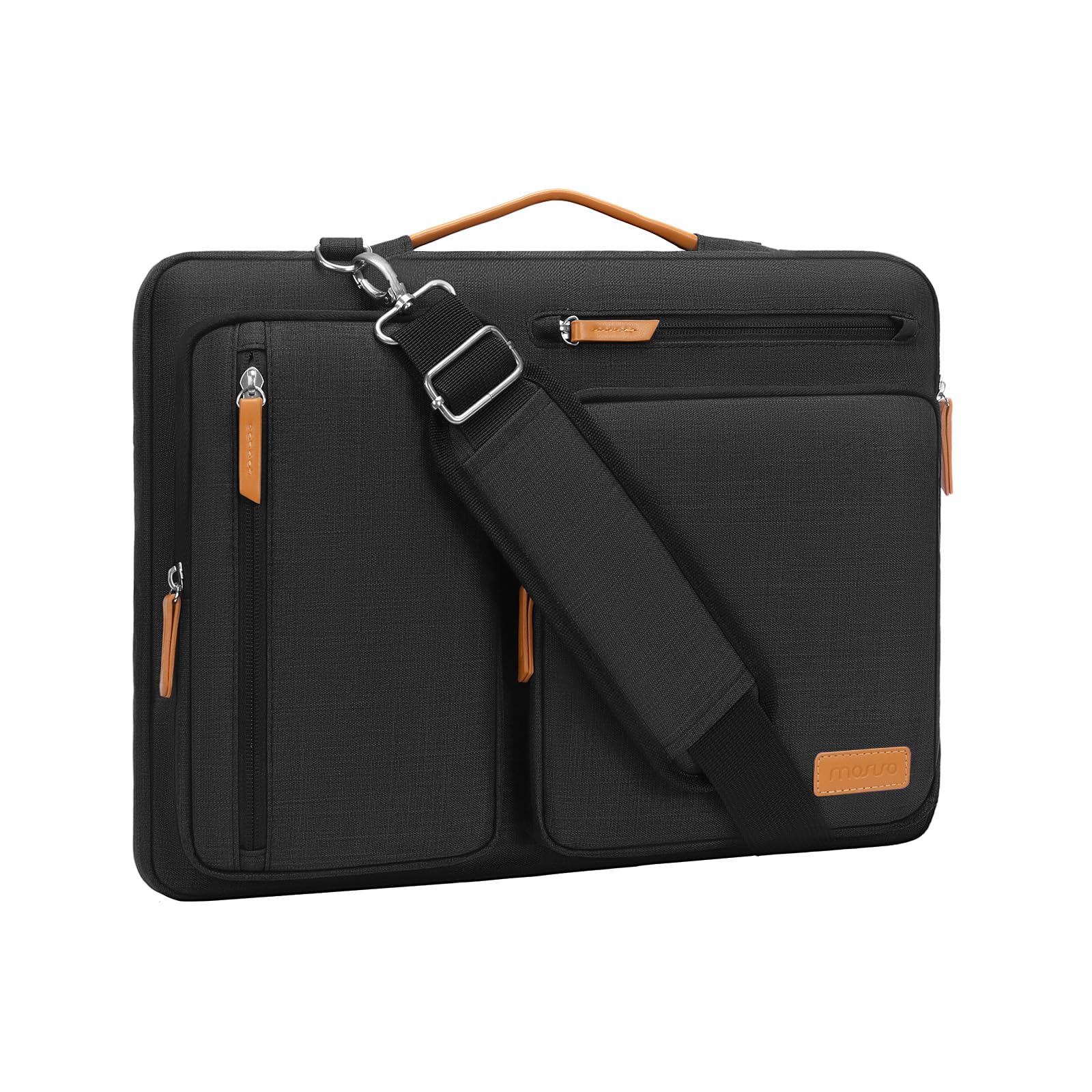 MOSISO 360 Protective Laptop Shoulder Bag 15.6 inch,15-16 inch Laptop Bag | Comp