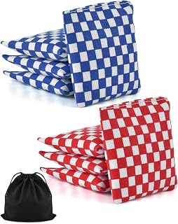 TINDTOP Mini Bean Bags for Tossing, Cornhole Outdoor Toss Gaming Colorful Canvas Bean Bags Carnival Games Beanbags Throwing Games