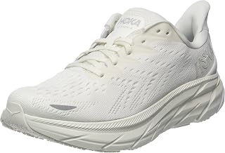 Hoka One Clifton 8, Men's Running Shoes, White, EU 44 - UK 10, White, 44 EU