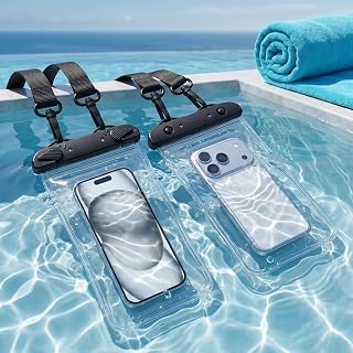 Waterproof Phone Case, Dry Bag, Waterproof Phone Case with Lanyard, Dry Cell Phone Bag for Beach, Vacation, Travel, Cruise, Essentials, Touch