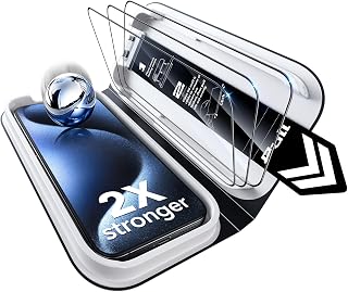 ESR 3 Stück für iPhone 15 Pro für Panzerglas, Classic