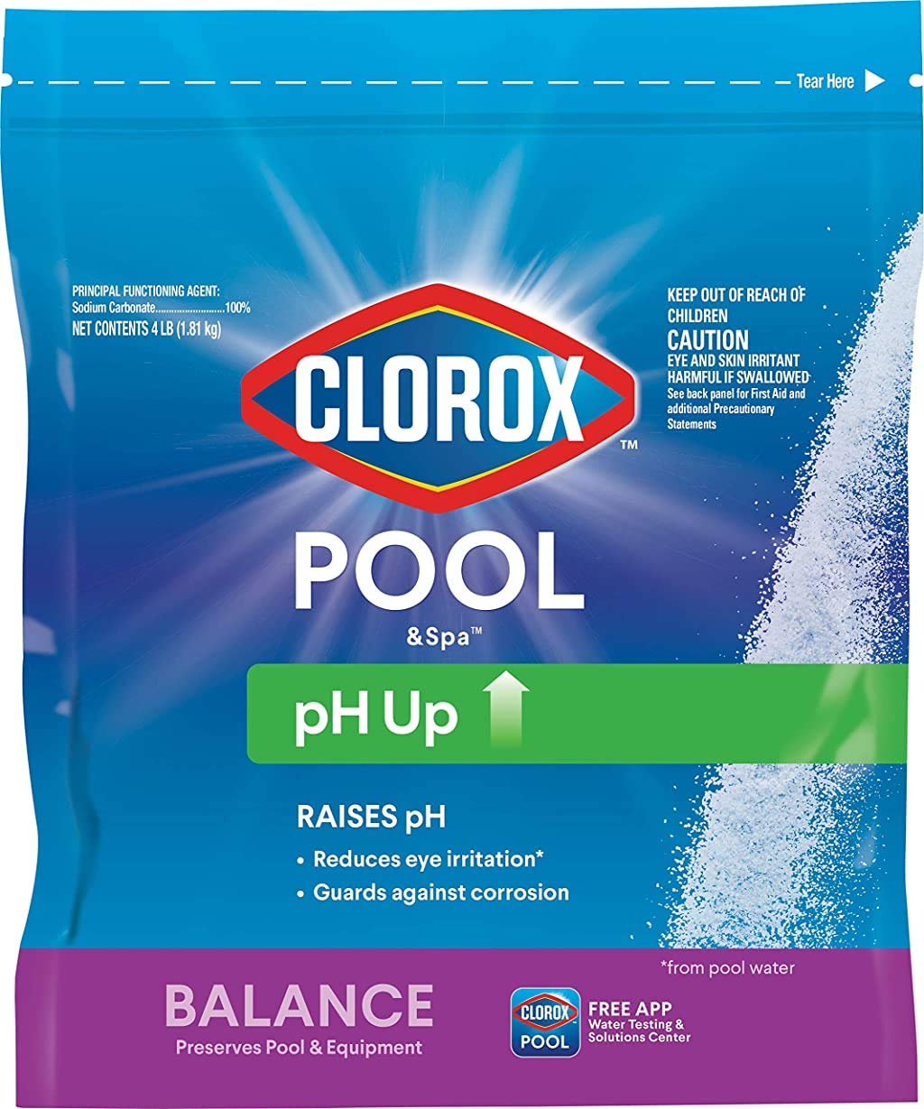 Clorox® Pool&Spa™ Swimming Pool pH Up, Raises pH, Protects Against Eye and Skin 