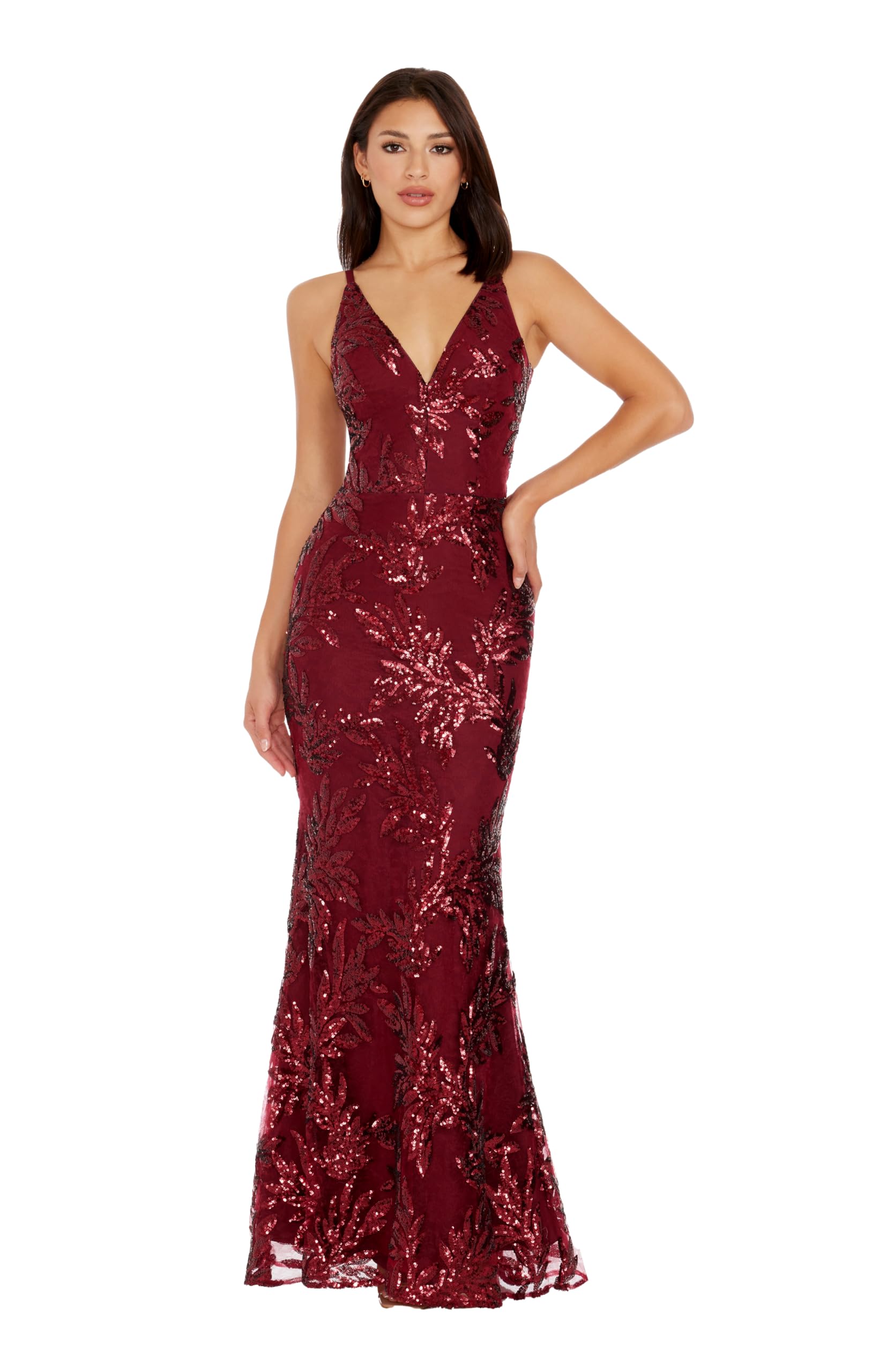 Dress the Population Womens Sharon Mermaid Maxi DressSpecial Occasion Dress