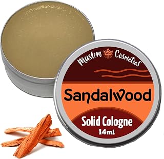 Sandalwood Solid Cologne | Authentic Mysore Santal Wood | Pure Concentrated Balm