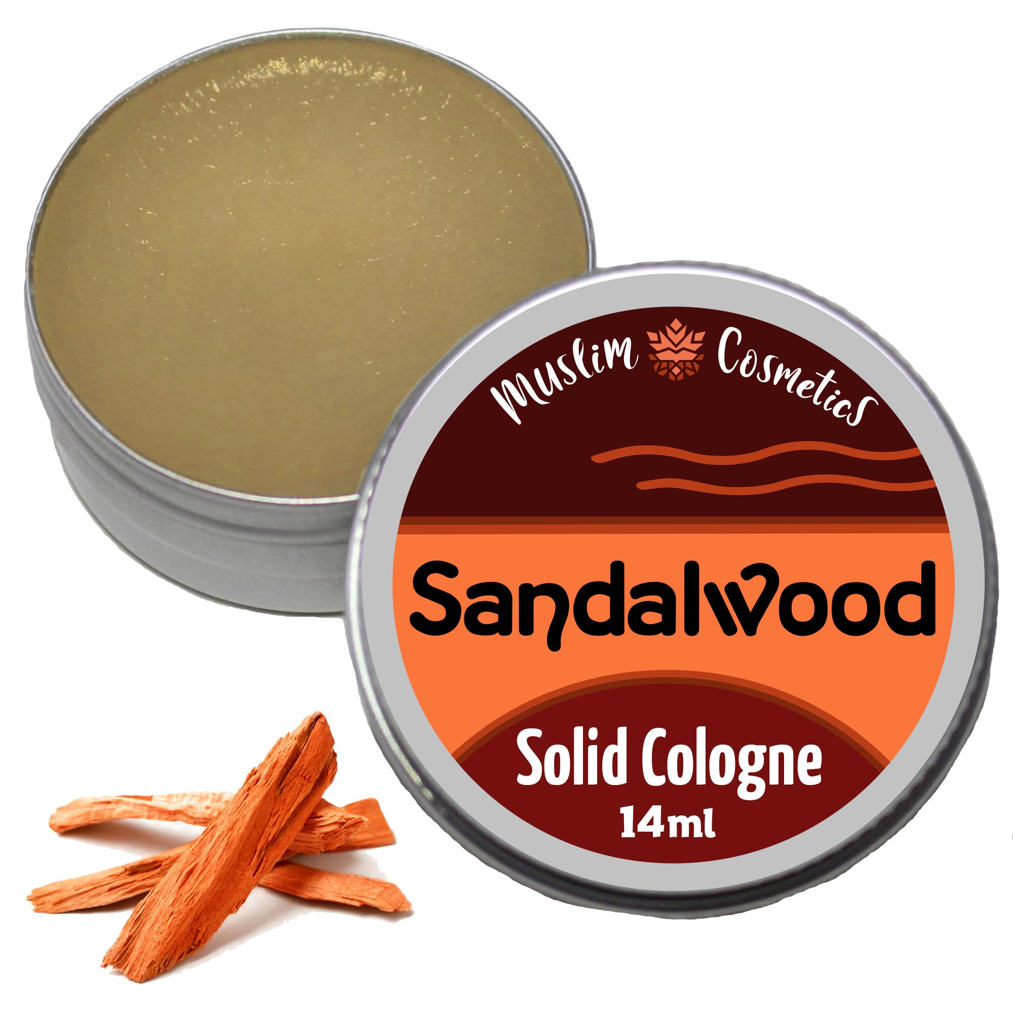 Sandalwood Solid Cologne | Authentic Mysore Santal Wood | Pure Concentrated Balm