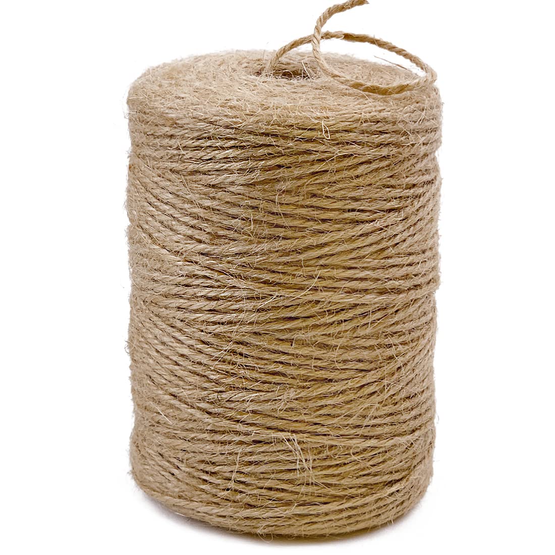 PerkHomy Natural Jute Twine 600 Feet Long Twine String for Crafts Gift Wrapping 