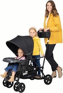 Joovy Caboose LX Tandem Stand-on Stroller, Black