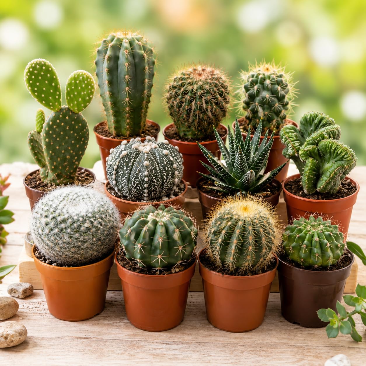 Cactus Variety Mix Seeds – Succulent & Cacti for Indoor Growing | Drought-Tolera