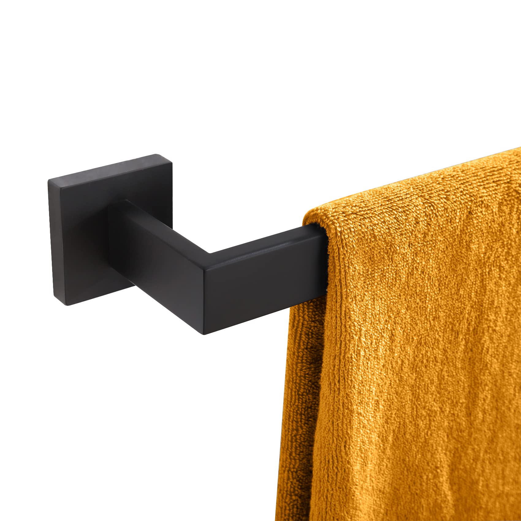 KOKOSIRI 24-Inch Single Towel Bar, Bathroom Kitchen Towel Holder, Wall Mounted S