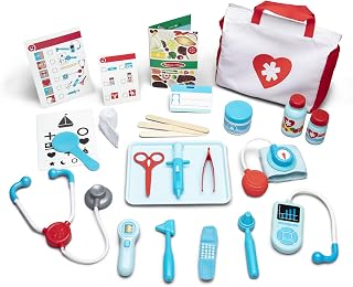 Melissa & Doug Doctor's Kit – Medical Role Play Set for Boys & Girls | With Emergency Bag & Tools | Age 3+