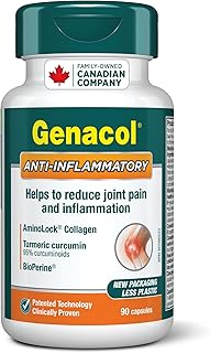 Genacol Anti-Inflammatory – Turmeric Curcumin & Collagen, 30-Day Supply