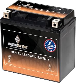 CB CHROMEBATTERY YTX14-BS 200CCA ATV Battery- Rechargeable, Factory sealed, Replacement for Honda TRX 500 420 450 350 300 Rubicon Foreman Rancher