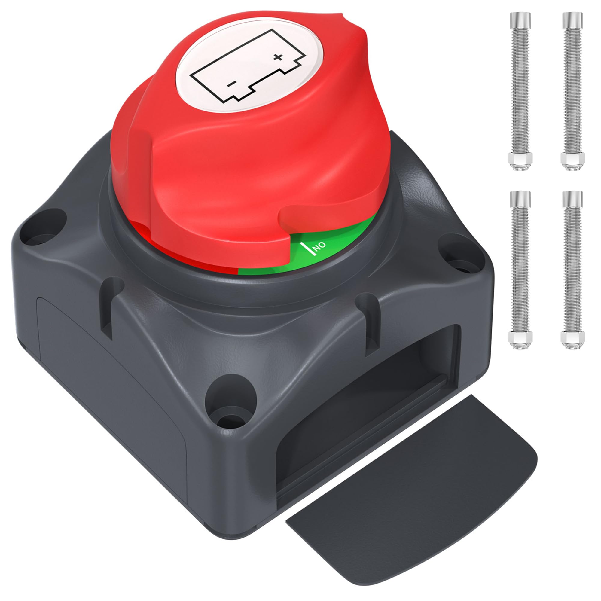 Joinfworld Battery Disconnect Switch 12V-48V Waterproof Marine Battery Cut Off S