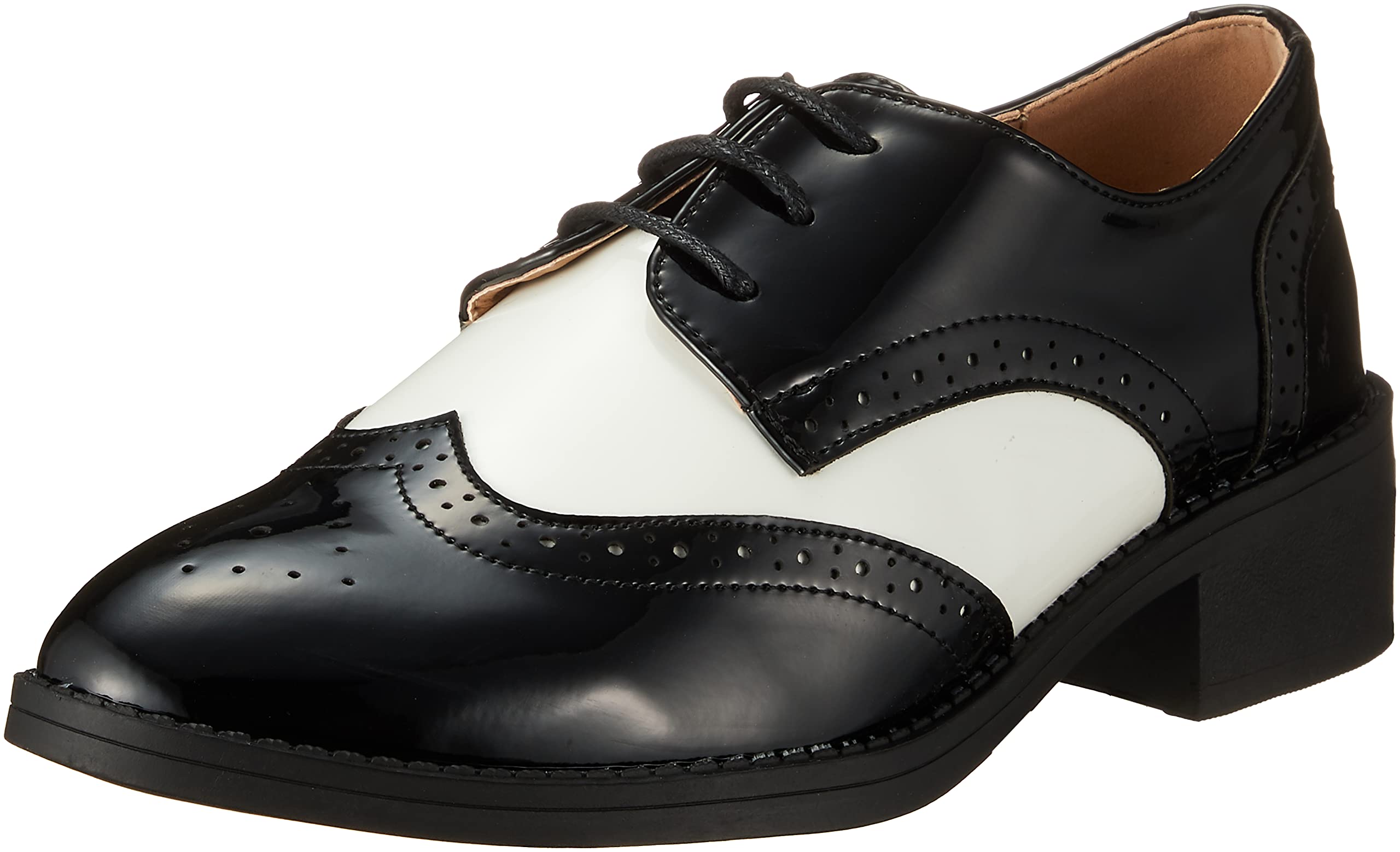 Liberty Doll 5497 Women's Lace Up Shoes Wing Tip Manish Oxford Shoes