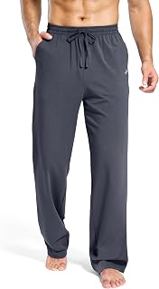 Pudolla Mens Tall Sweatpants 32"/34"/36"/38" Inseam Yoga Pants with Pockets