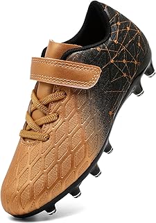 DimaiGlobal Children's Football Shoes with Professional Low Cleats, Futsal Football Shoes and Training for Indoor/Outdoor – Non-Slip Junior