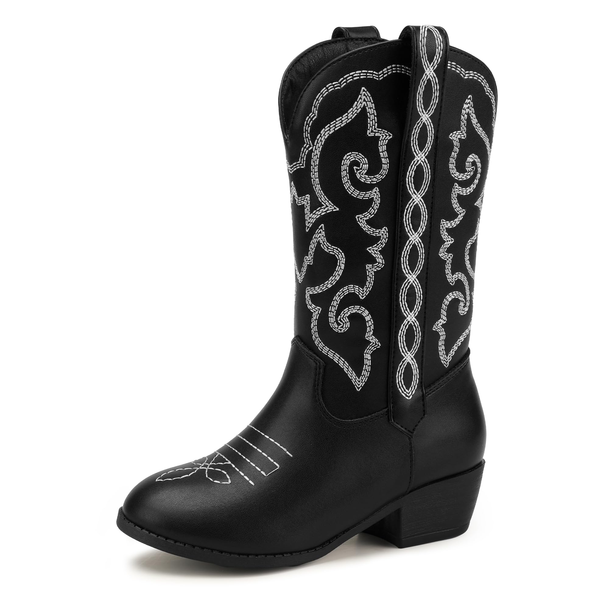 Hehainom Cowgirl Boots for Girls Kids Western Riding Boot
