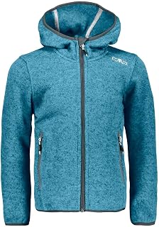CMP Kids' Knit Tech Jacket with Fixed Hood Kid G Jacket Fix Hood