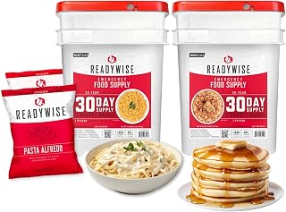 READYWISE Emergency Survival Food Supply Protein Bucket, 296 Servings