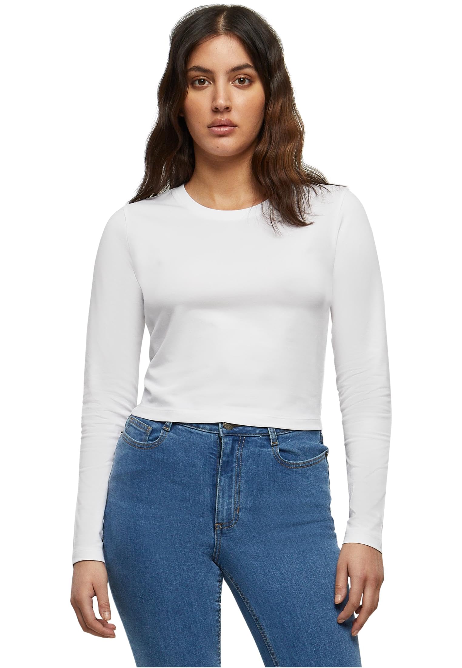 Build Your Brand T- Shirt À Manches Longues pour Femme