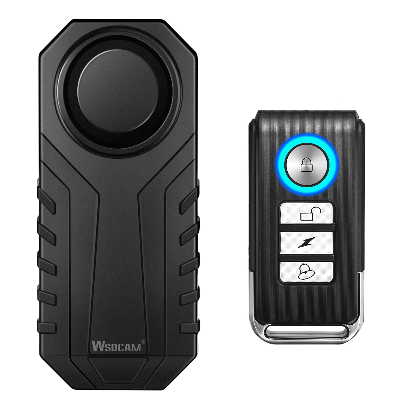 Wsdcam 113dB Bike Alarm Wireless Vibration Motion Sensor Waterproof Motorcycle A