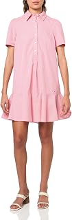 Tommy Hilfiger Women's Paisley Print Sleeveless Belted Shirtdress