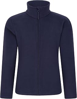 Mountain Warehouse Camber Kids Full-Zip Fleece Jacket | Boys & Girls Lightweight & Breathable Soft Microfleece Sweatshirt for Comfort, Anti-Pill & Thermal Winter Hoodie for School