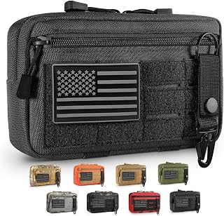 Tactical Molle Admin Pouch Utility Laser Cut EDC Tool Pouch Horizontal Modular Pockets