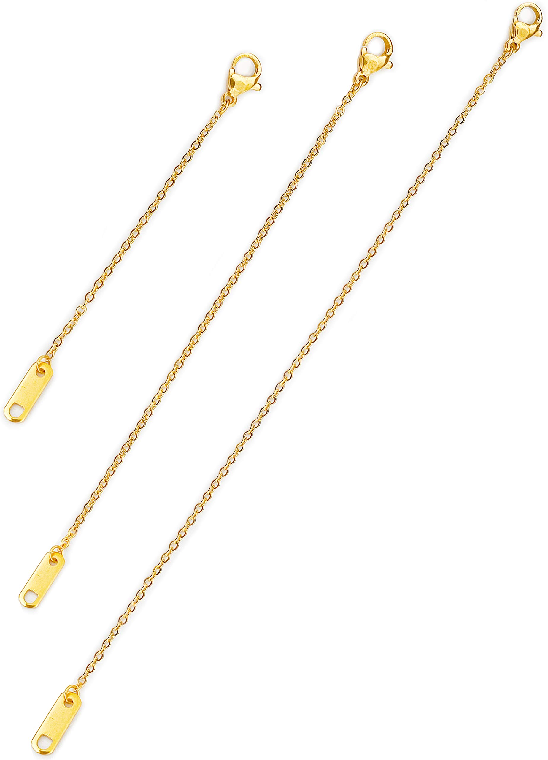 Altitude Boutique 18k Gold Plated Necklace Extenders Delicate Necklace Extender 