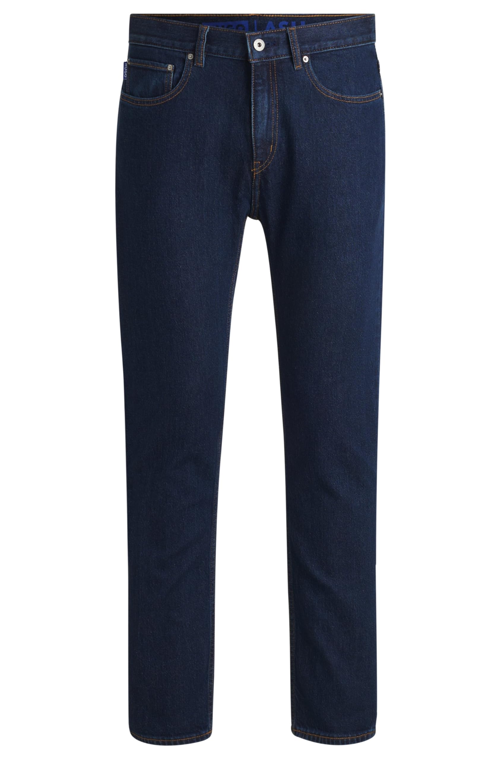 HUGO Mens Ash Slim-fit Jeans in Stretch Denim