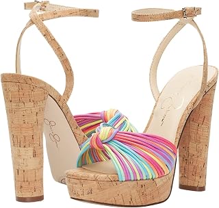 Jessica Simpson Immie, Sandali con Tacco Donna, Multicolore, 40 EU