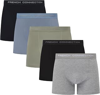 French Connection Mens Boxer Shorts Multipack Cotton Stretch Underwear