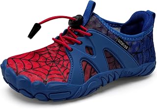 WateLves Toddler/Little/Big/Kid Water Shoes Wide Barefoot Aqua Athletic Sneakers Girls Boys Hiking Beach Swim Fast Dry Shoes Built-in Heel Grips