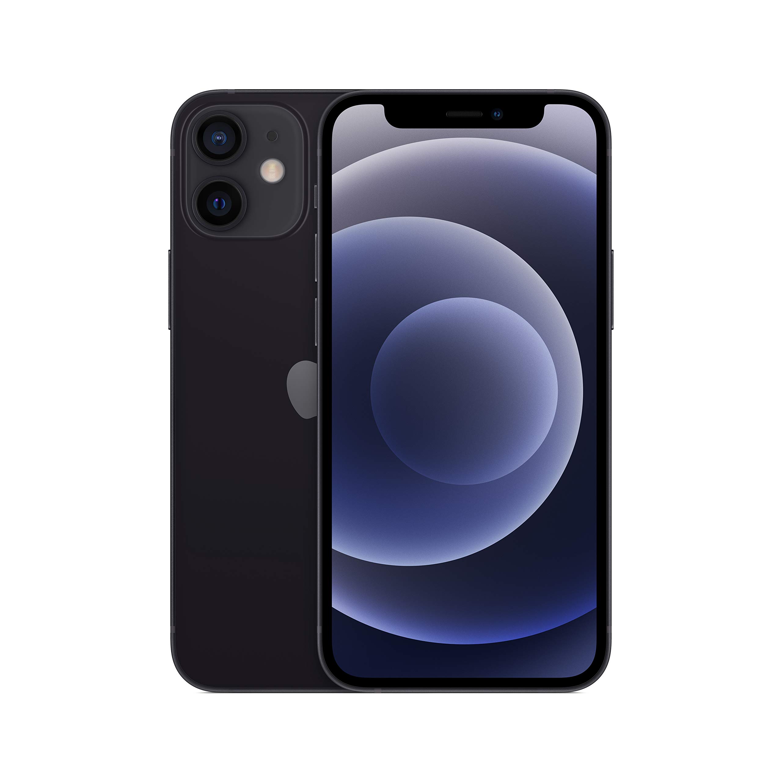 Apple iPhone 12 mini, 128GB, Black - (Renewed)