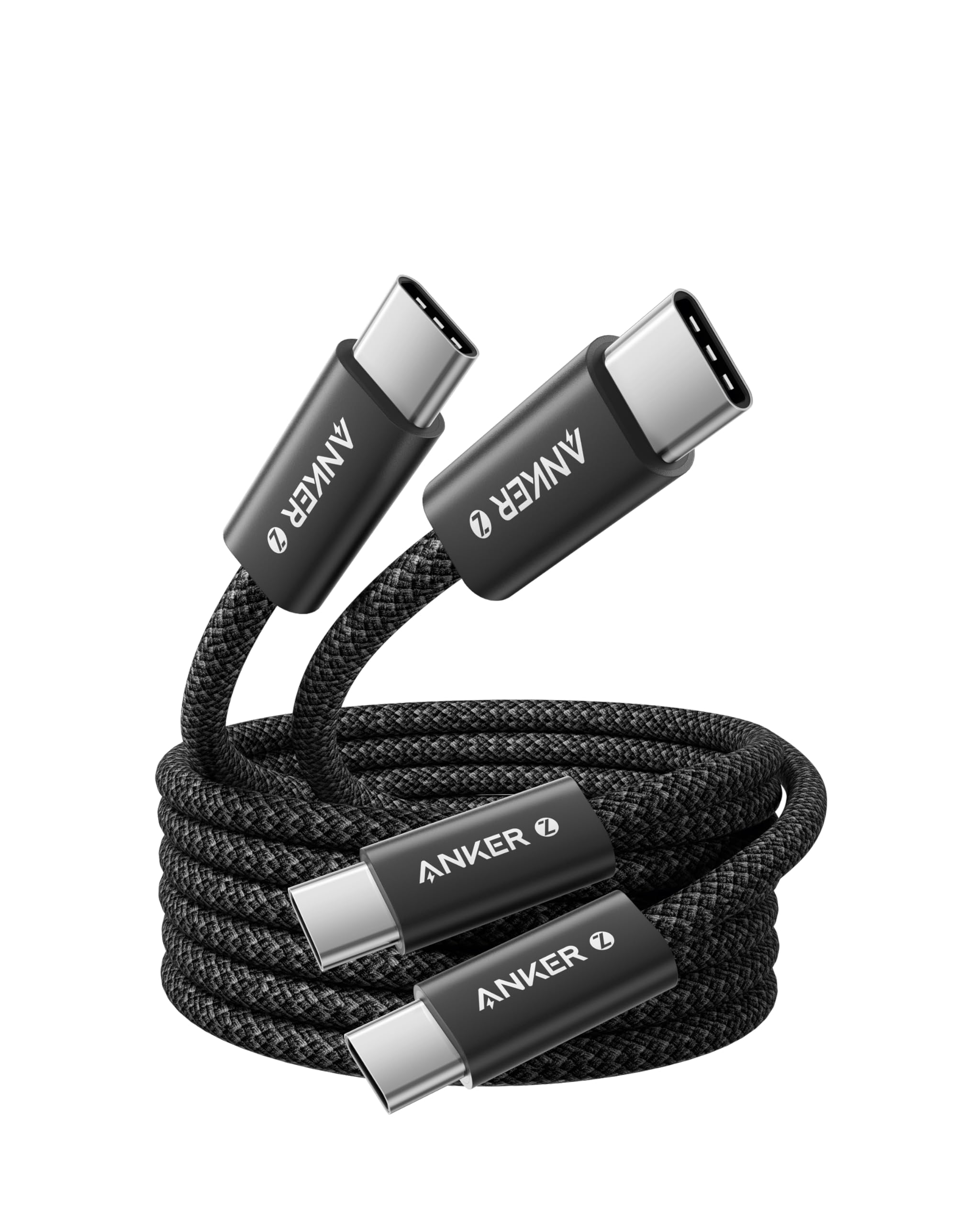 Anker 240 W USB C to USB C Cable PD 3.1 [Pack of 2] 1.8 m | USB C charging cable
