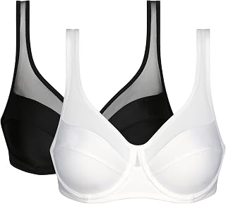 Dim avec Armatures Generous Classique Maintien Parfait X2 Soutien-Gorge Femme (Lot de 2)